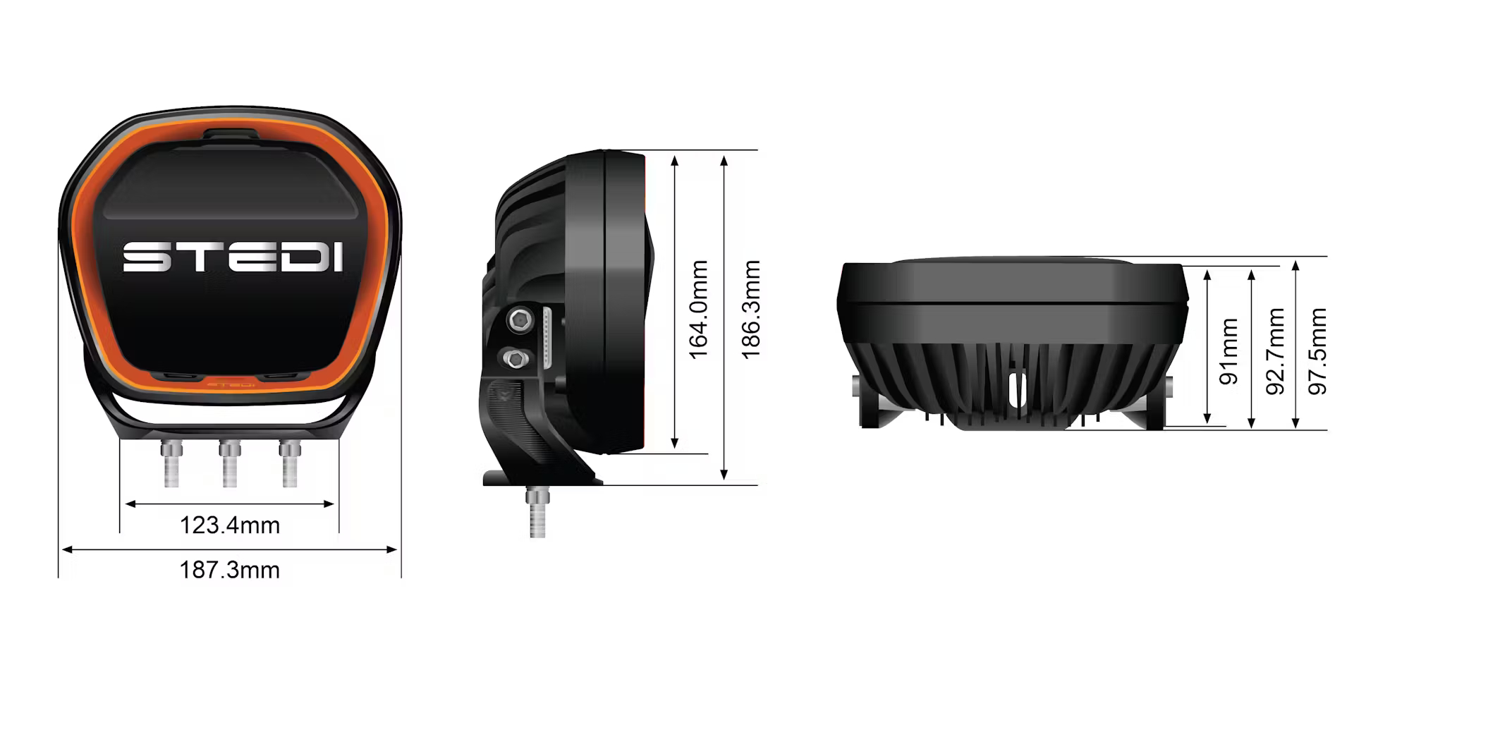STEDI Type-X EVO 7 LED Driving Lights